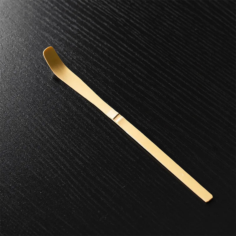 Untior Matcha Whisk Set Japanese Traditional Bamboo Chasen and Scoop Stainless Steel Sifter Reusable Tea Tool Kitchen Accessorie
