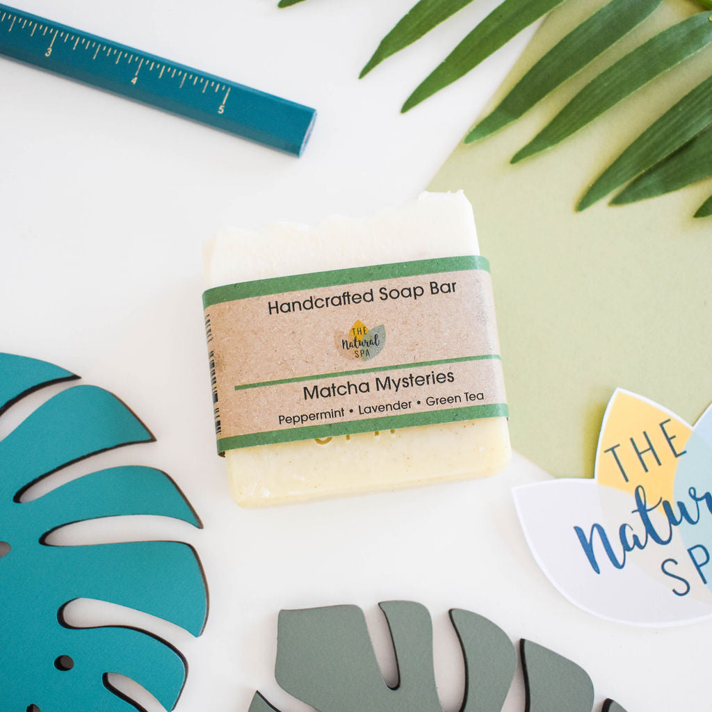 Matcha Mysteries Soap - Lavender Peppermint and Green Tea - 3 different styles-2