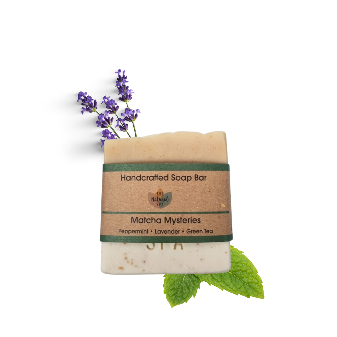 Matcha Mysteries Soap - Lavender Peppermint and Green Tea - 3 different styles-1