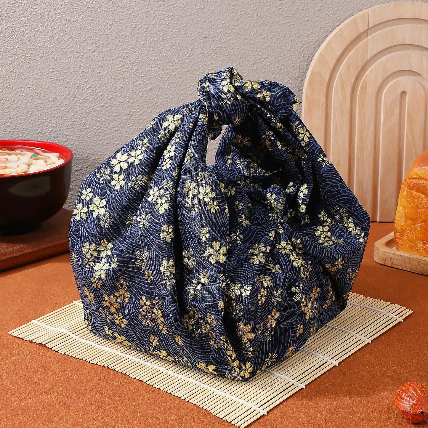 Japanese Style Packing Cloth Gift Box Wrapping Bento Cotton Foldable Decor Premium Material Clean Home Outdoor Camping
