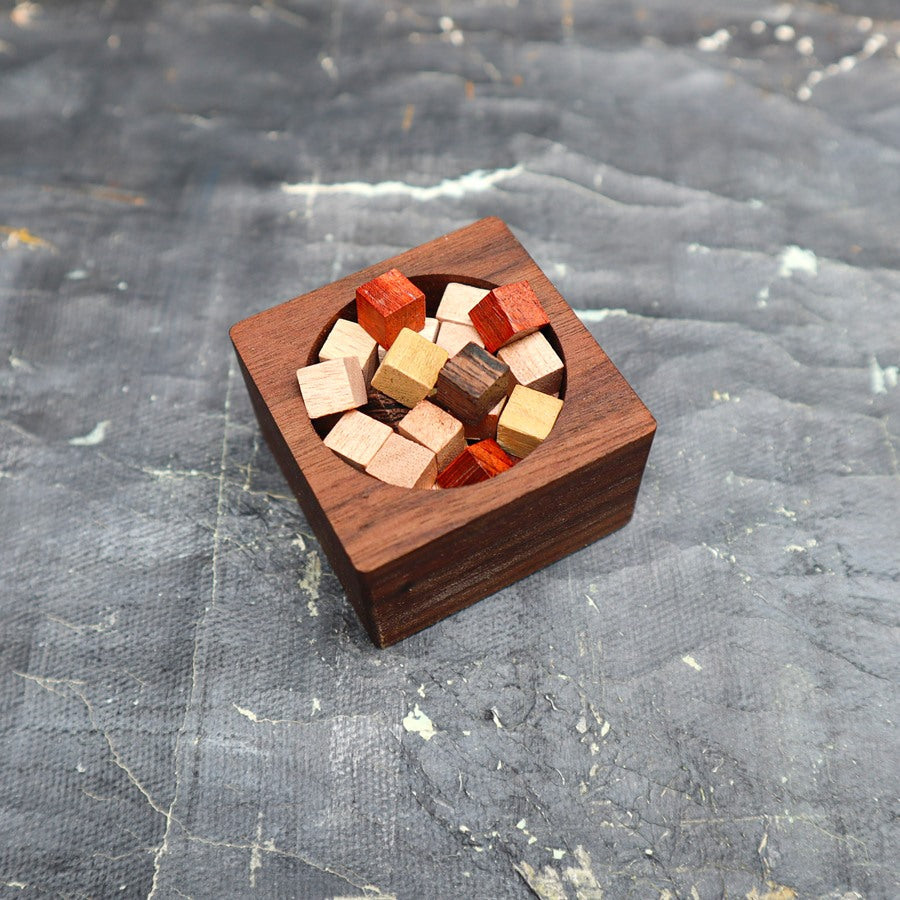Scent Cube - Refillable Wooden Essential Oil Diffuser-1