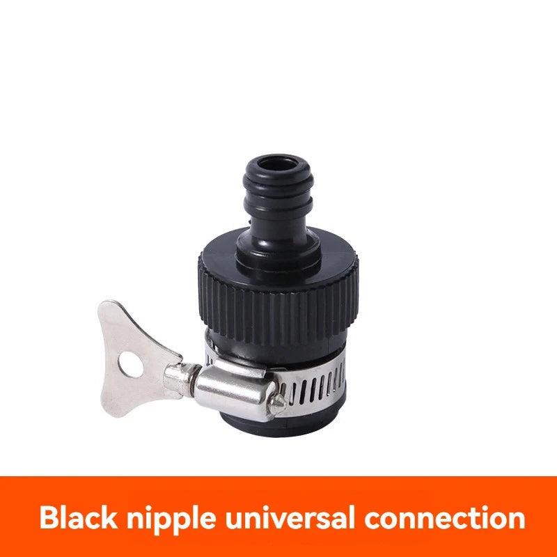 2pcs Durable Universal Water Faucet Adapter Plastic Hose Fitting Quick Connect Fitting Tap for Car Washing Garden Irrigation