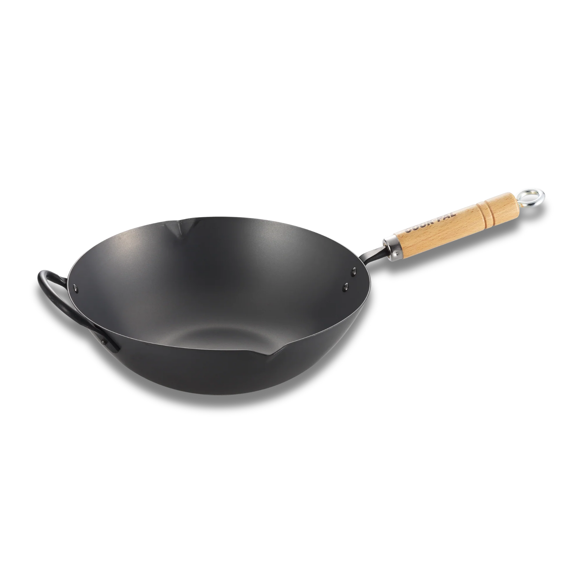 Yoshikawa Japan |  Carbon Steel Wok 36cm - Made in Japan-0