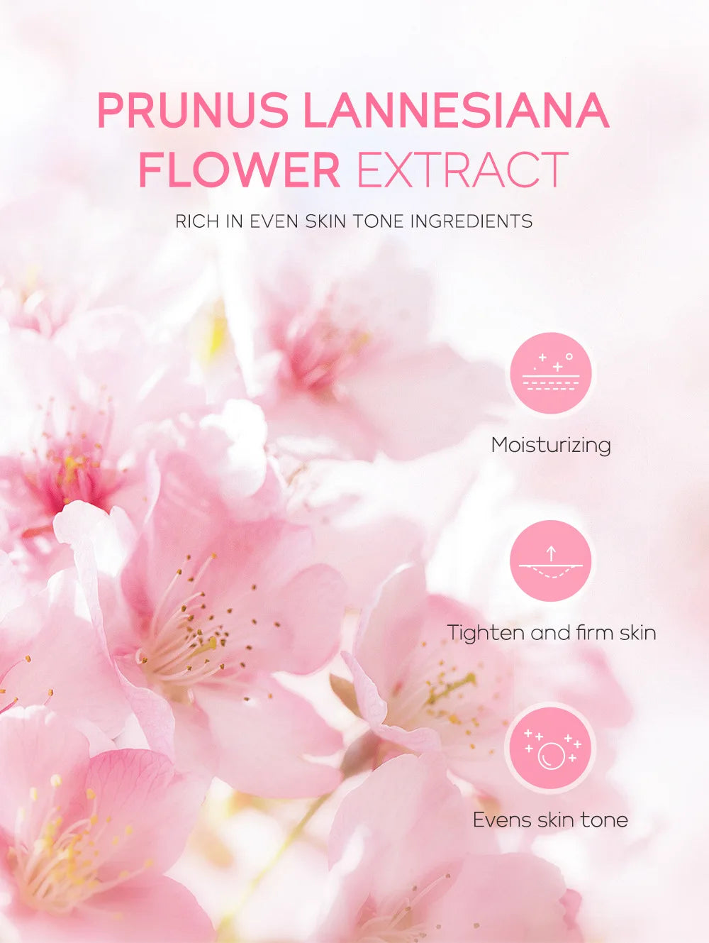 LAIKOU Sakura Skin Care Sets Facial Cleanser Face Cream Serum Toner Moisturizing Brightening Firming Hydrating Face Care Kit