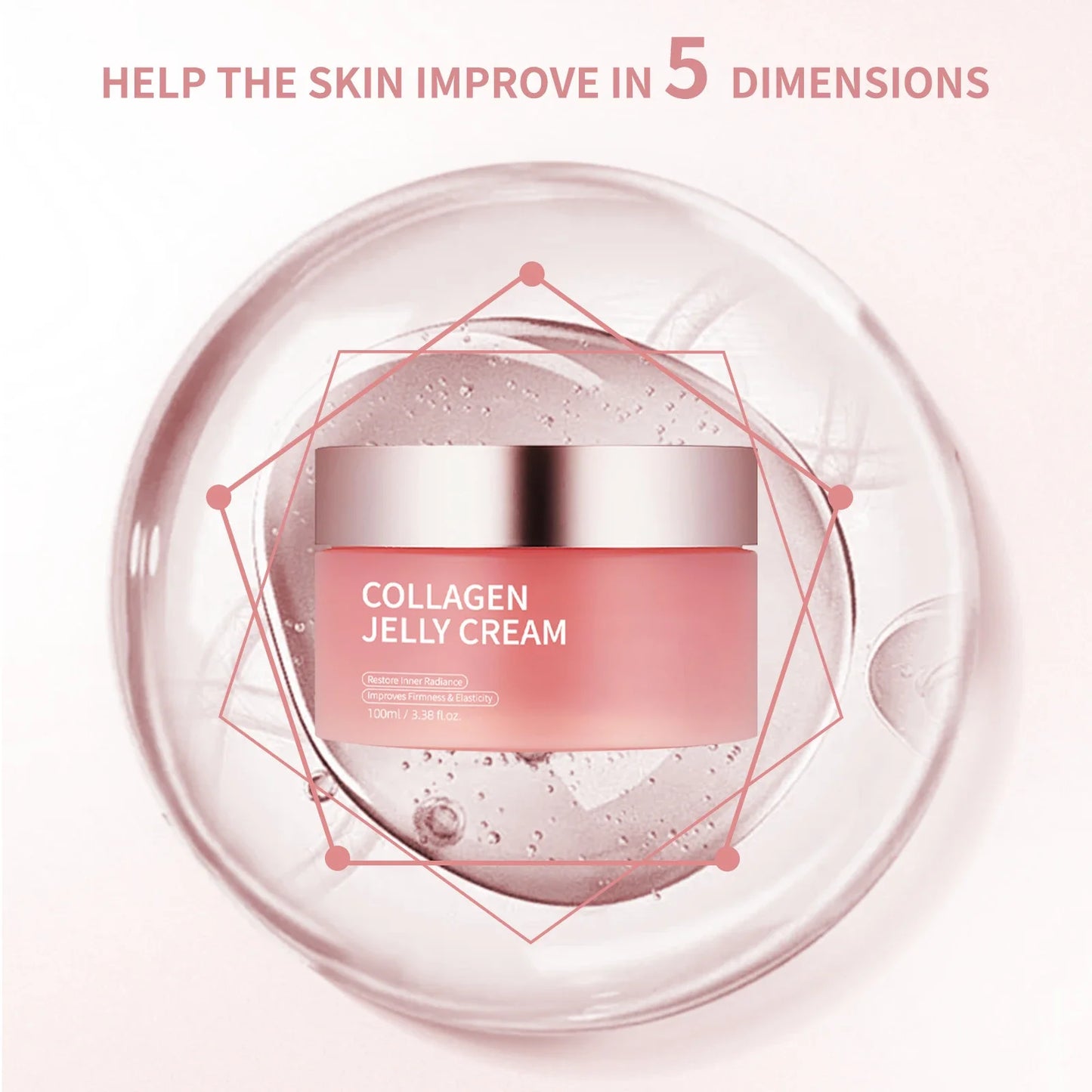 Sakura Mask Hydrating Firming Remove Comedones Collagen Jelly Cream Nourishes Moisturizes Facial Skin Care