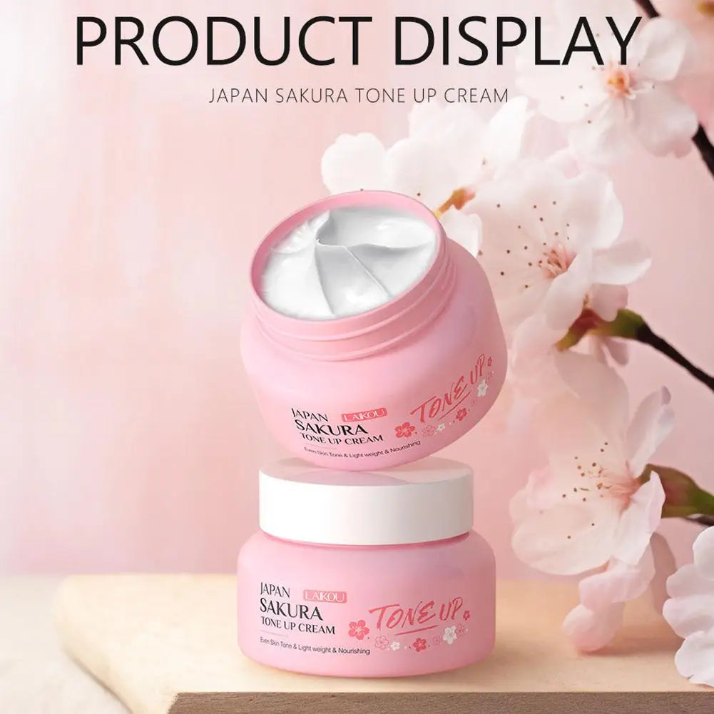Sakura Blossom Face Cream Deep Hydration Moisturizer Smoothing Firming Japan Whitening Cream Anti-Aging Skin Care Comestics