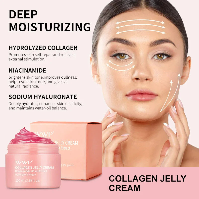 Sakura Mask Hydrating Firming Remove Comedones Collagen Jelly Cream Nourishes Moisturizes Facial Skin Care
