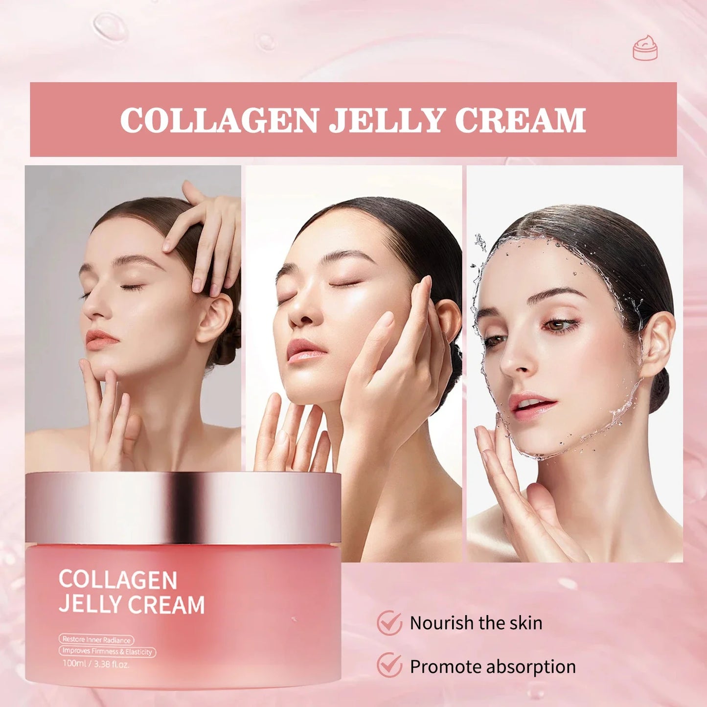 Sakura Mask Hydrating Firming Remove Comedones Collagen Jelly Cream Nourishes Moisturizes Facial Skin Care