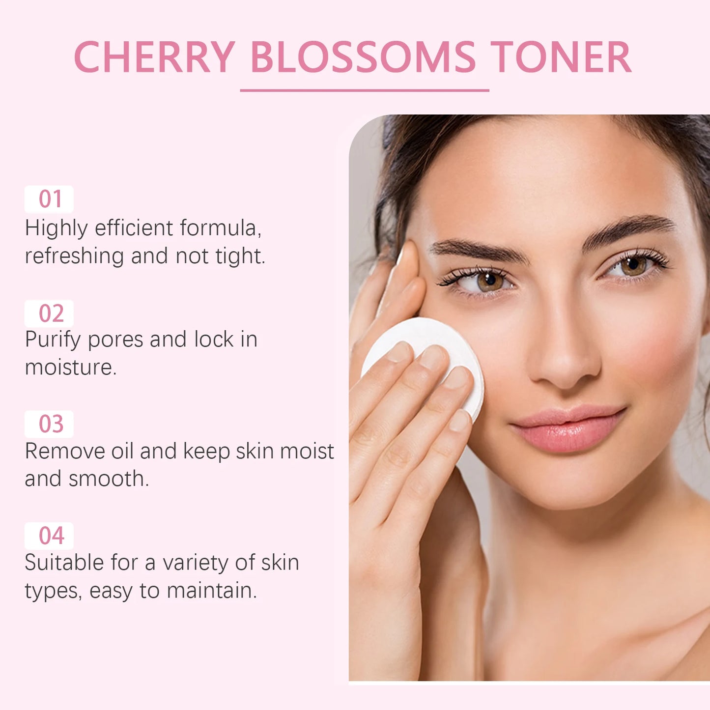 Sakura Face Toner Deep Hydrating Moisturizing Oil Control Improve Dryness Rejuvenating Firming Brightening Cherry Blossoms Serum
