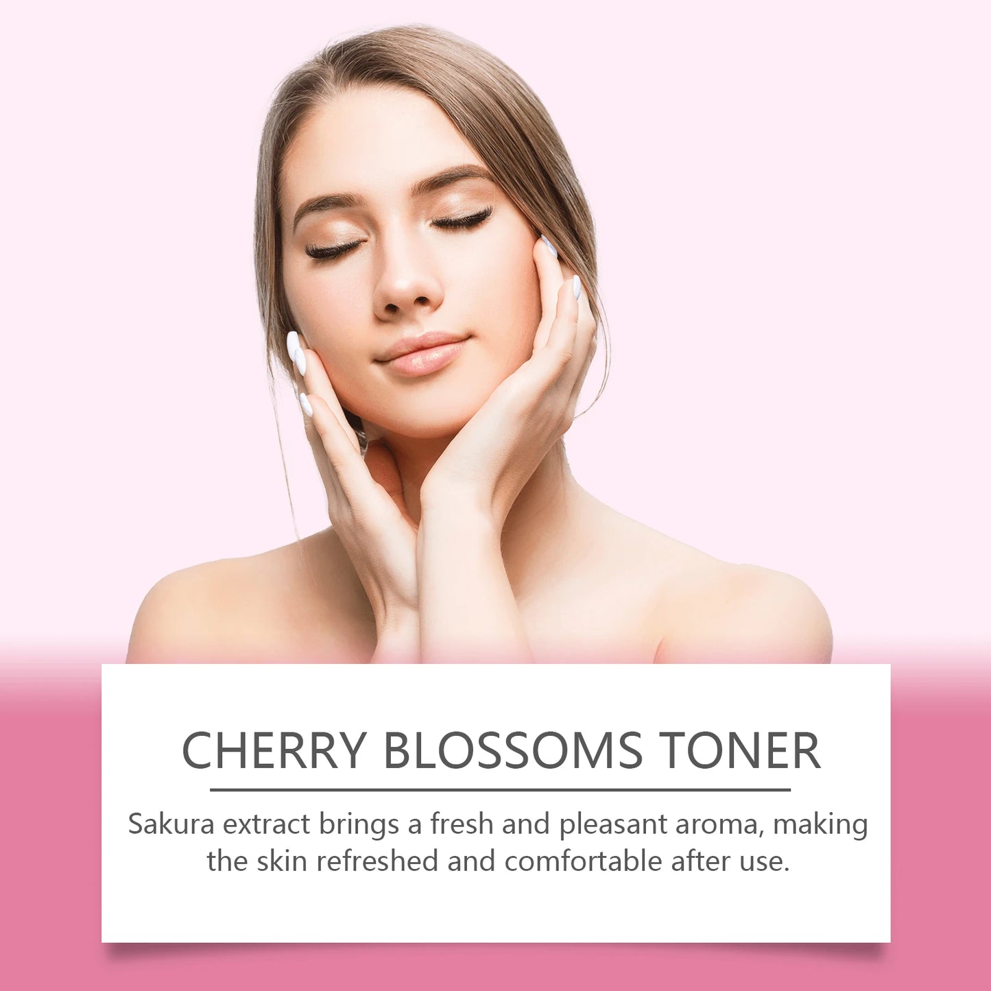 Sakura Face Toner Deep Hydrating Moisturizing Oil Control Improve Dryness Rejuvenating Firming Brightening Cherry Blossoms Serum