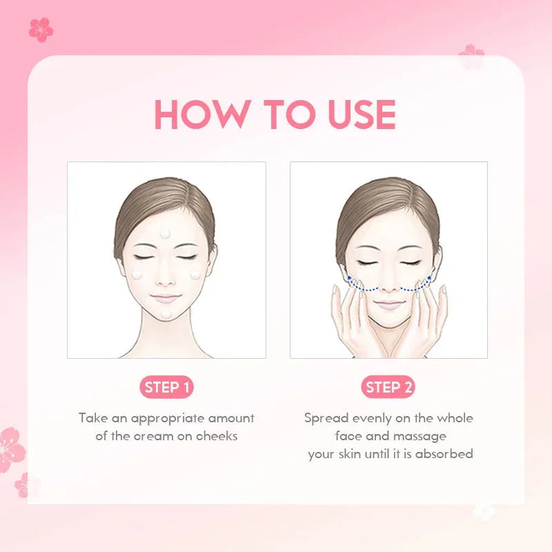 Sakura Travel Size Sets & Kits Skin Care Whitening Face Cream Brighten Serum Fade Dark Circles Eye Cream Firm Lift Shrink Pores